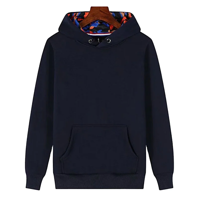 Wholesale Wool Pullover Men Hoodies Sweatshirt Terry hooded Sweatshirt