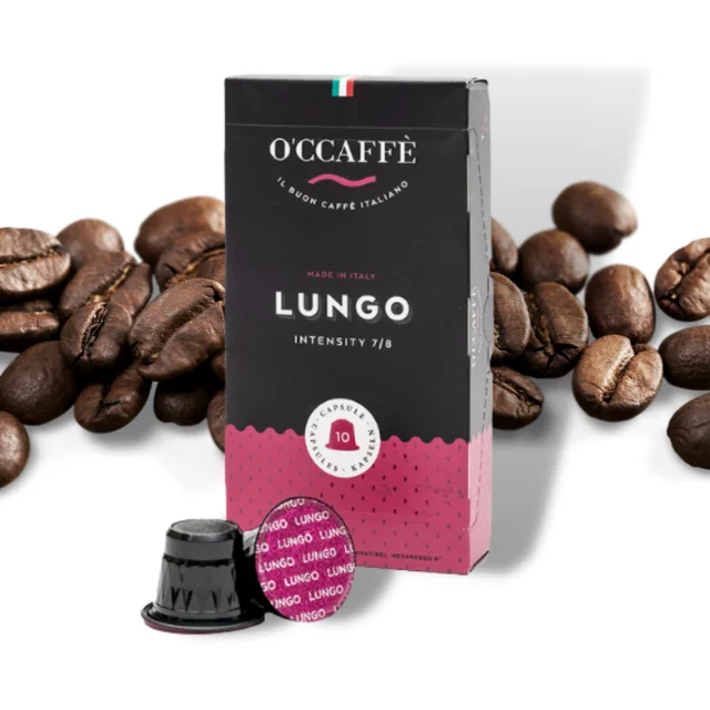 Italian Quality Nespresso Compatible High Intensity Sweet Long Coffee Capsules For American Coffee