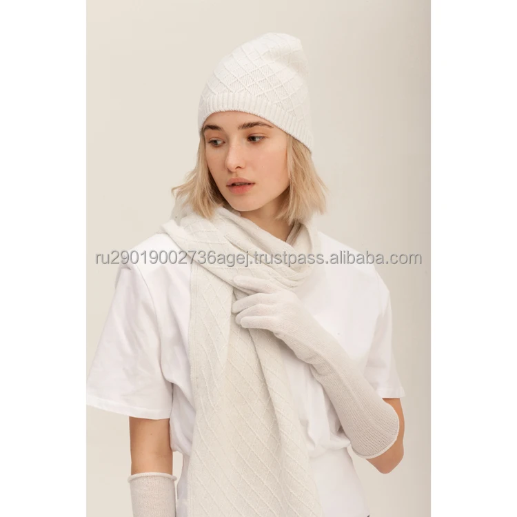 Top quality women knitted scarf for autumn/winter historical hand crafts of Orenburg manufacturer prices women knitwear