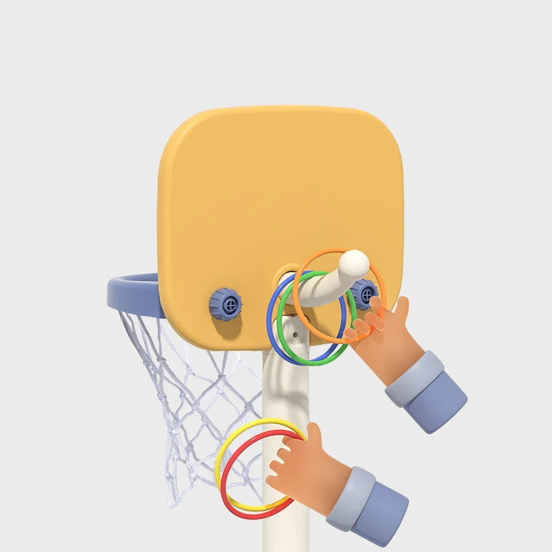 Portable Plastic Safety High Quality Outdoor Basketball Hoop Indoor Adjustable Hydraulic