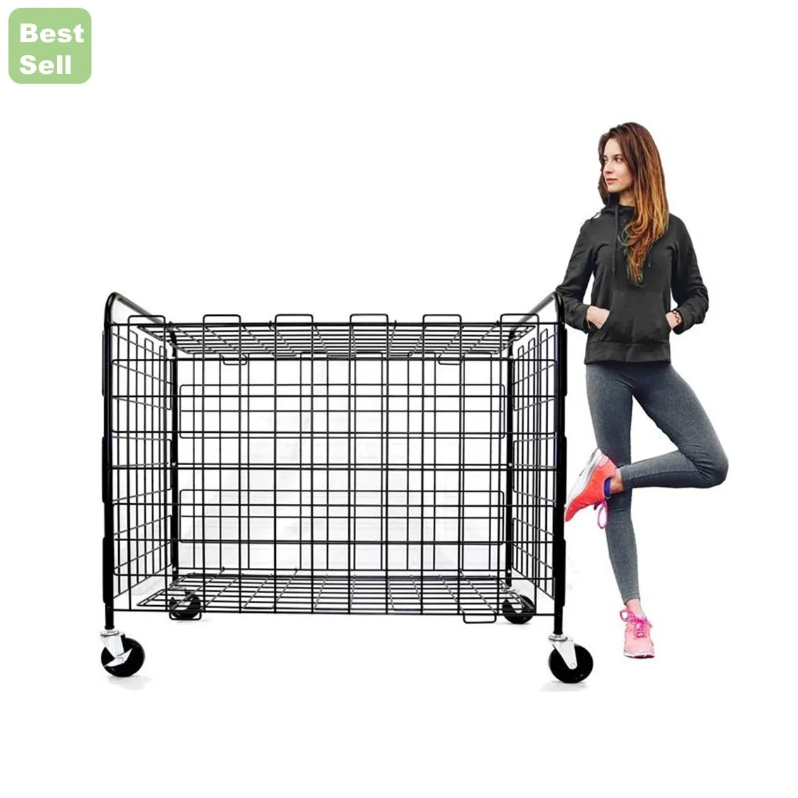 Ball organizer cart ball organizer cart storage cart