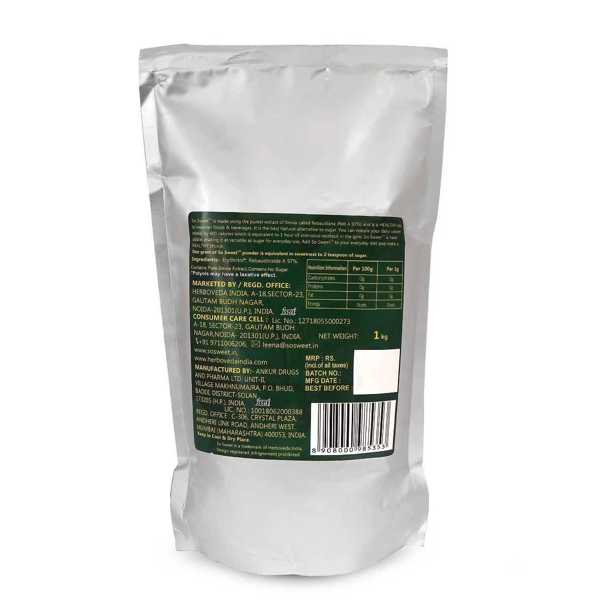 Stevia Powder with 0 calorie
