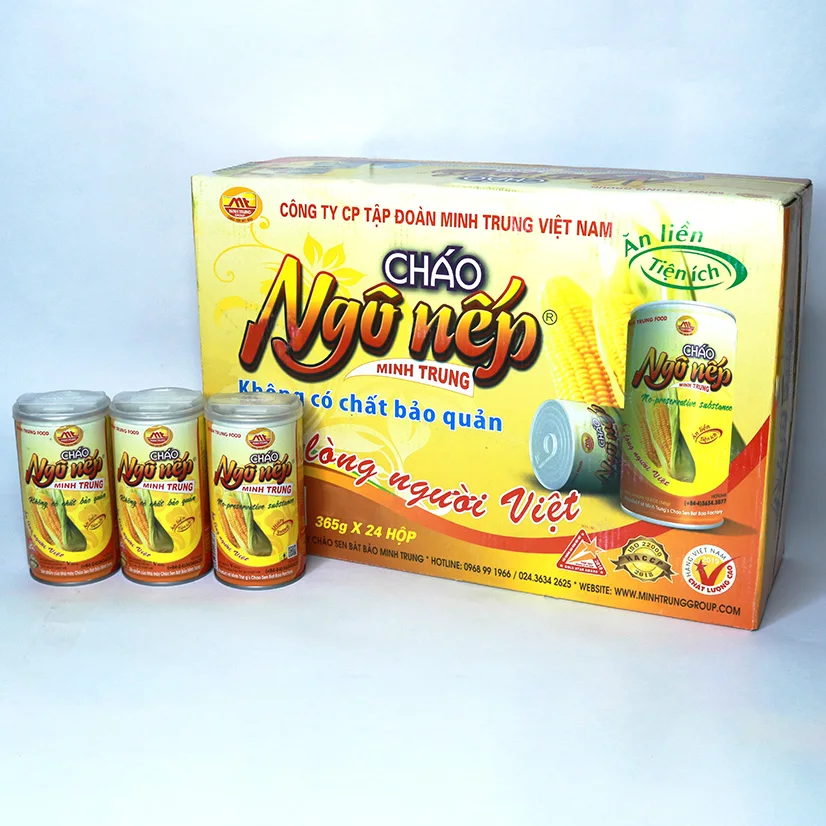 instant porridge with white corn from Minh Trung Vietnam