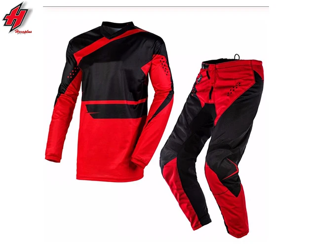 Motocross Jersey Pant Suit Gear Set, Motorcycle Racing Mountain Bike Riding Jersey + Pants mx pants jersey motocross suits