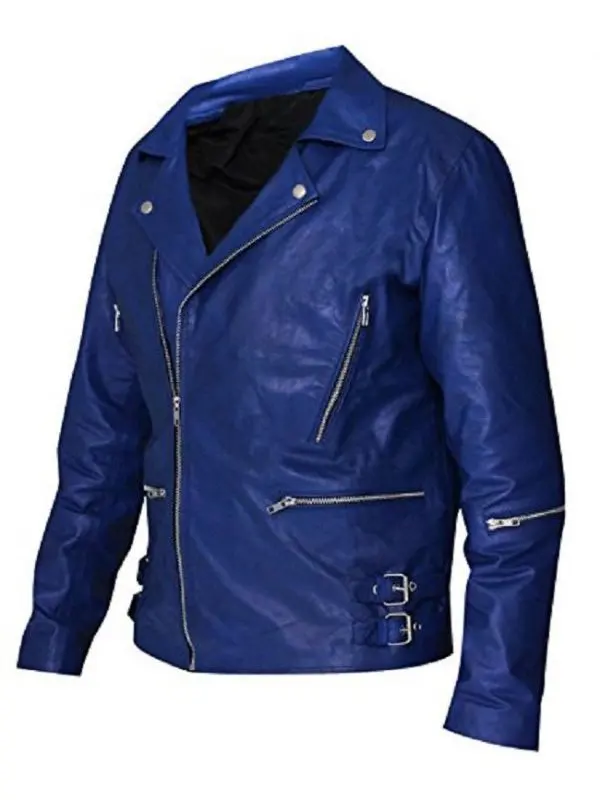 Кожаная куртка Jarred Leto/кожаная 30 Seconds to Mars/Байкерская кожаная