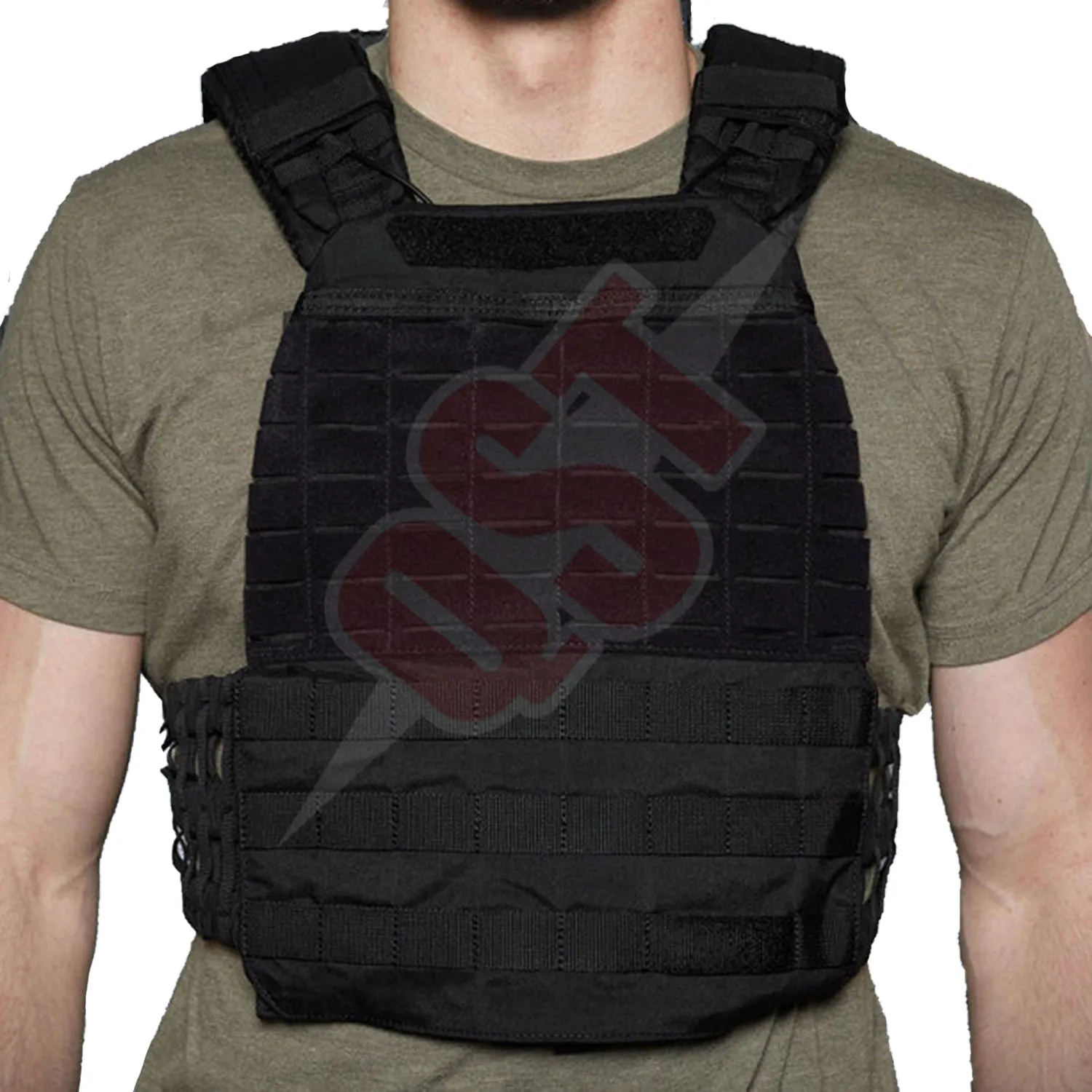 Custom Weighted Vest Strength Training Adjust 5 to 10kg Weight Plates Vests Gym Bodybuilding Pull-ups Tactical Weighted Vest