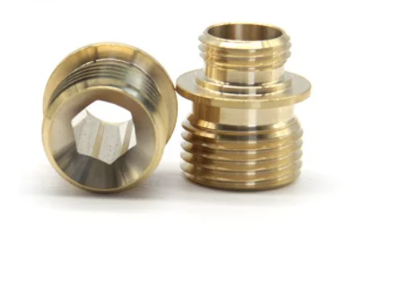 Изготовленные на заказ Латунные Детали CNC точные латунные детали для освещения