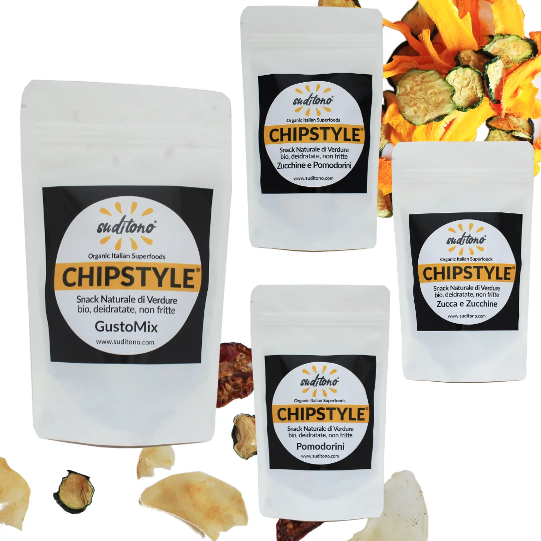 Сделано в Италии пищевой продукт пакет-органическая здоровая закуска CHIPSTYLE 100% сухие овощи без глютена чипсы: смешанные овощи 24 шт.