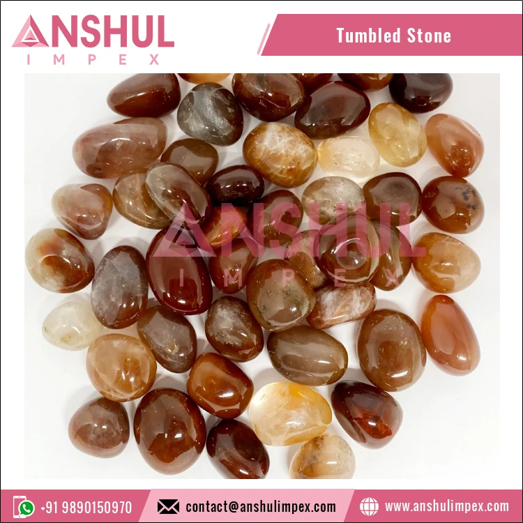 Top Selling Business Gift Multiple Usage Crystal Stone Healing Red Crystal A Tumbled Stones