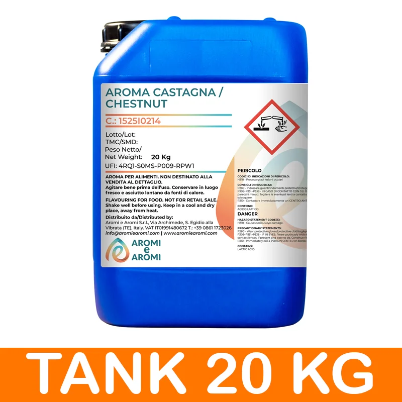 Import from Italy Fresh Chestnut Flavor Food Additive - Flavoring essence for Food & Beverage