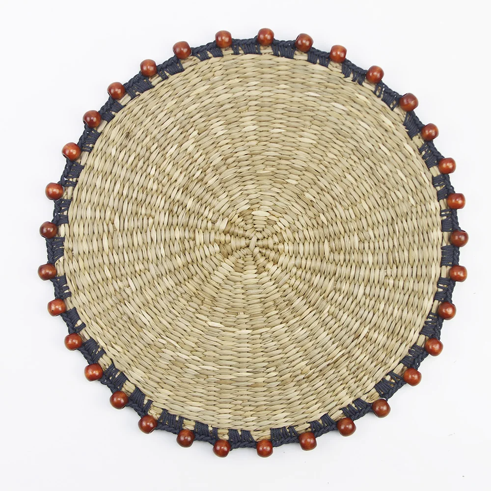 New Collection Sustainable Seagrass Wicker Placemats Wicker Dining Table Mat Made In Vietnam