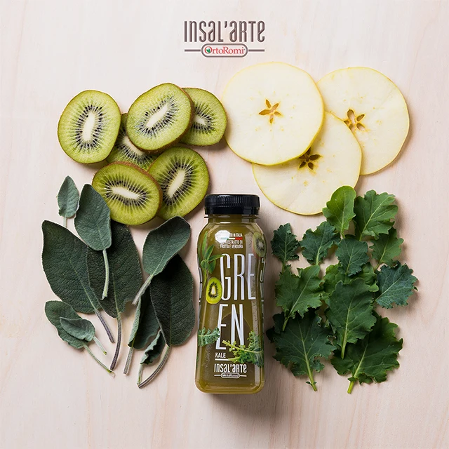High Quality Italian vegetable fruit extract kale juice 250 ml bottle healthy drink