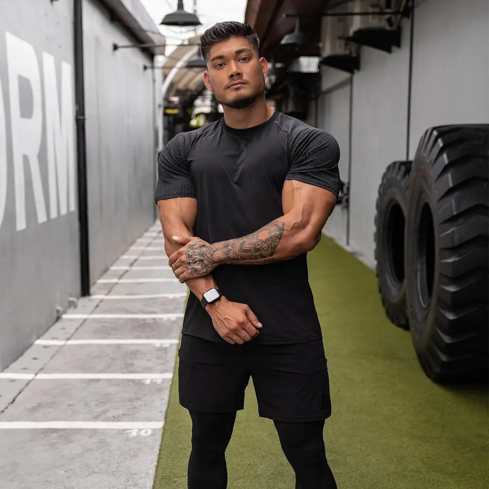 Premium quality wholesale breathable summer sets for men with your logo and sizes customize summer sets