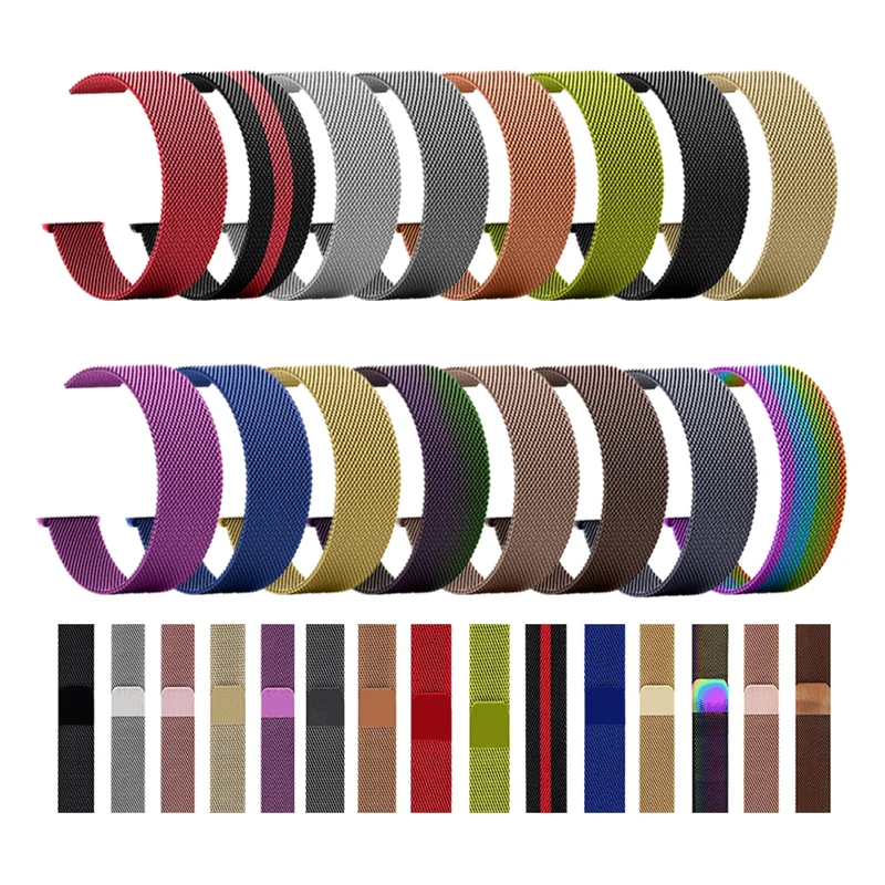 Роскошный браслет VILO из нержавеющей стали для Apple Watch, магнитный ремешок «Миланская петля» для Apple Watch 6 Iwatch