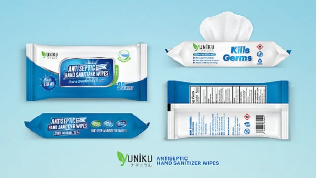 
Antiseptic Hand Sanitizer wipes 