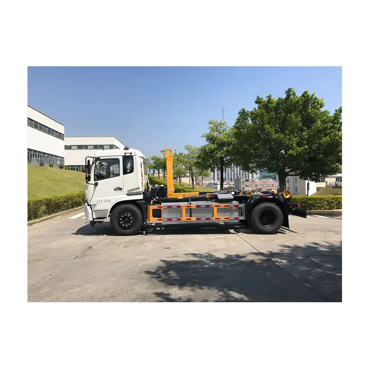 New Condition Best Quality Hotel Applicable Automatic Electric Hook-lift Garbage Truck Manufacturer