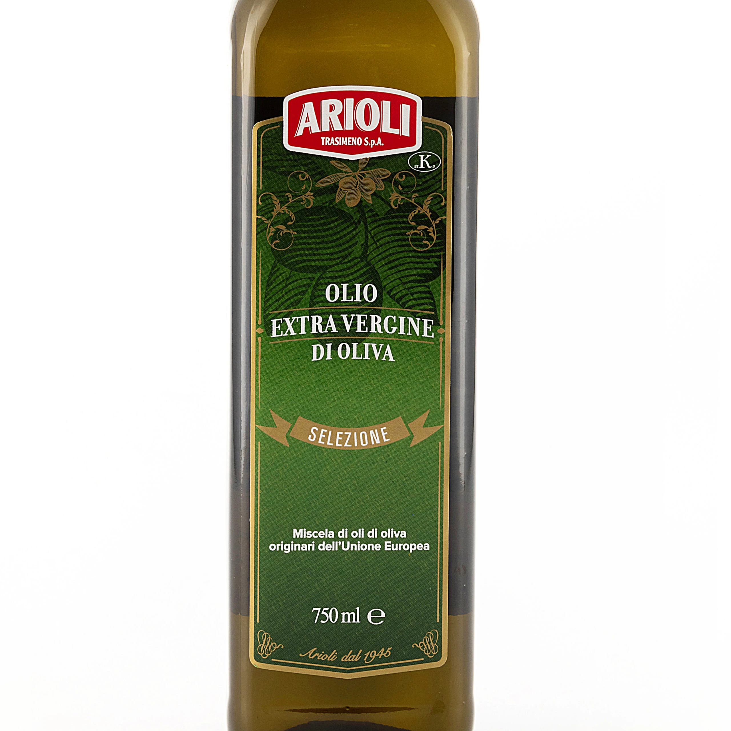 Highest quality, Selected Kosher Extra Virgin Olive Oil of European Origin SELEZIONE ARIOLI in 75 cl. for GDO