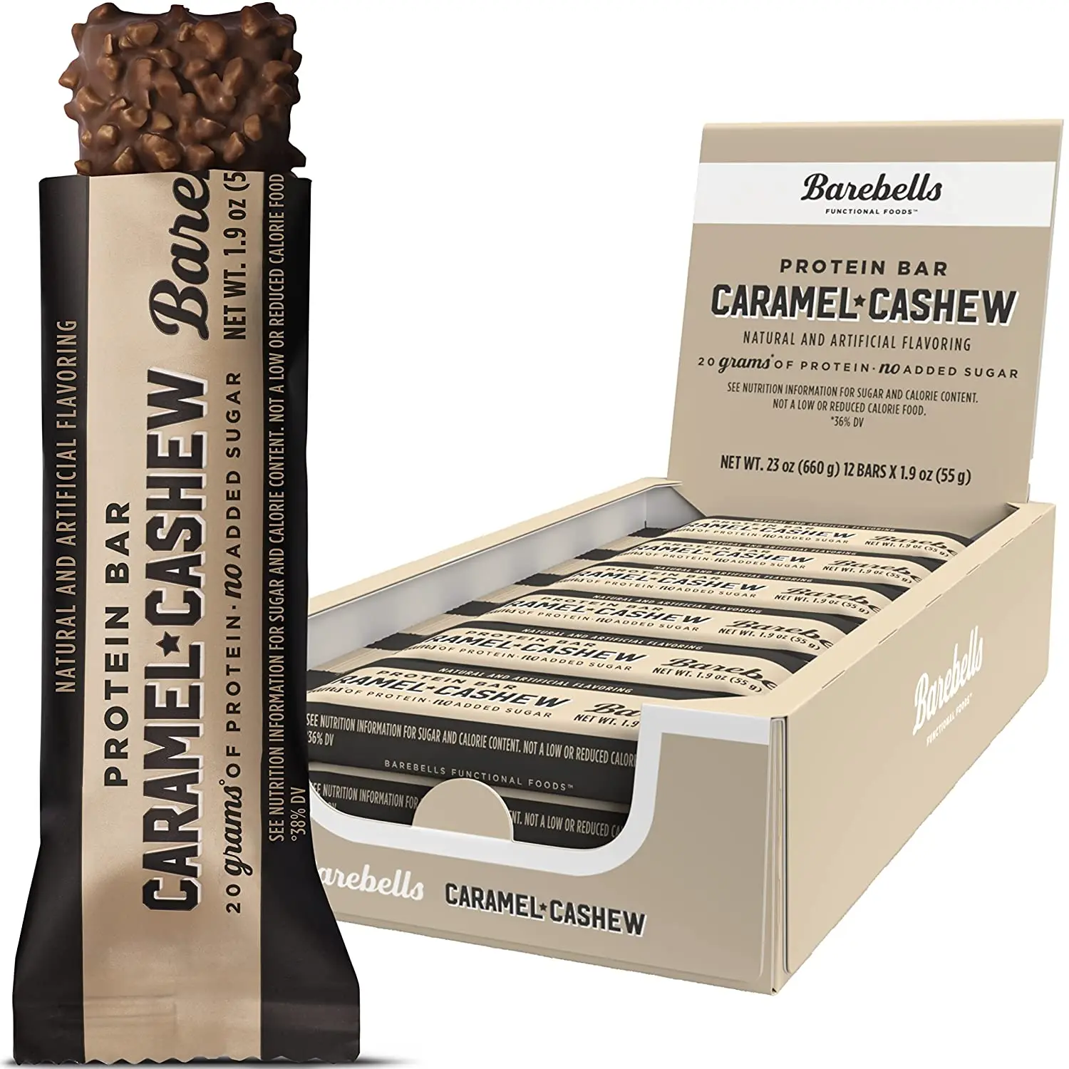 Barebells Protein Bars High Protein Bars Caramel Cashew Flavor