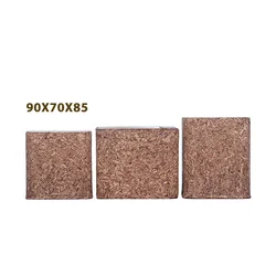 Natural Wood Euro Pallet Wooden Pallet Block with Correct Portion of Mixture No Additional Waste Being Generated