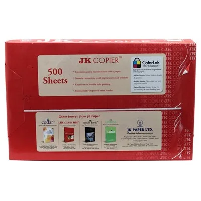 Top Quality JK Easy Copier paper A4 70gsm A4 white paper 500 Sheet Per Ream 100% Virgin Wood Pulp for wholesale