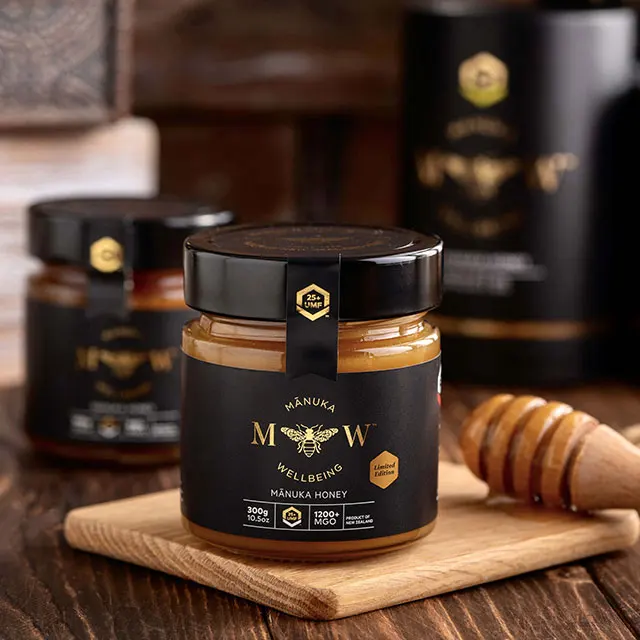 Manukawellbeing - UMF 20+ / MGO 850 + 150G, Premium 100% New Zealand Manuka Honey