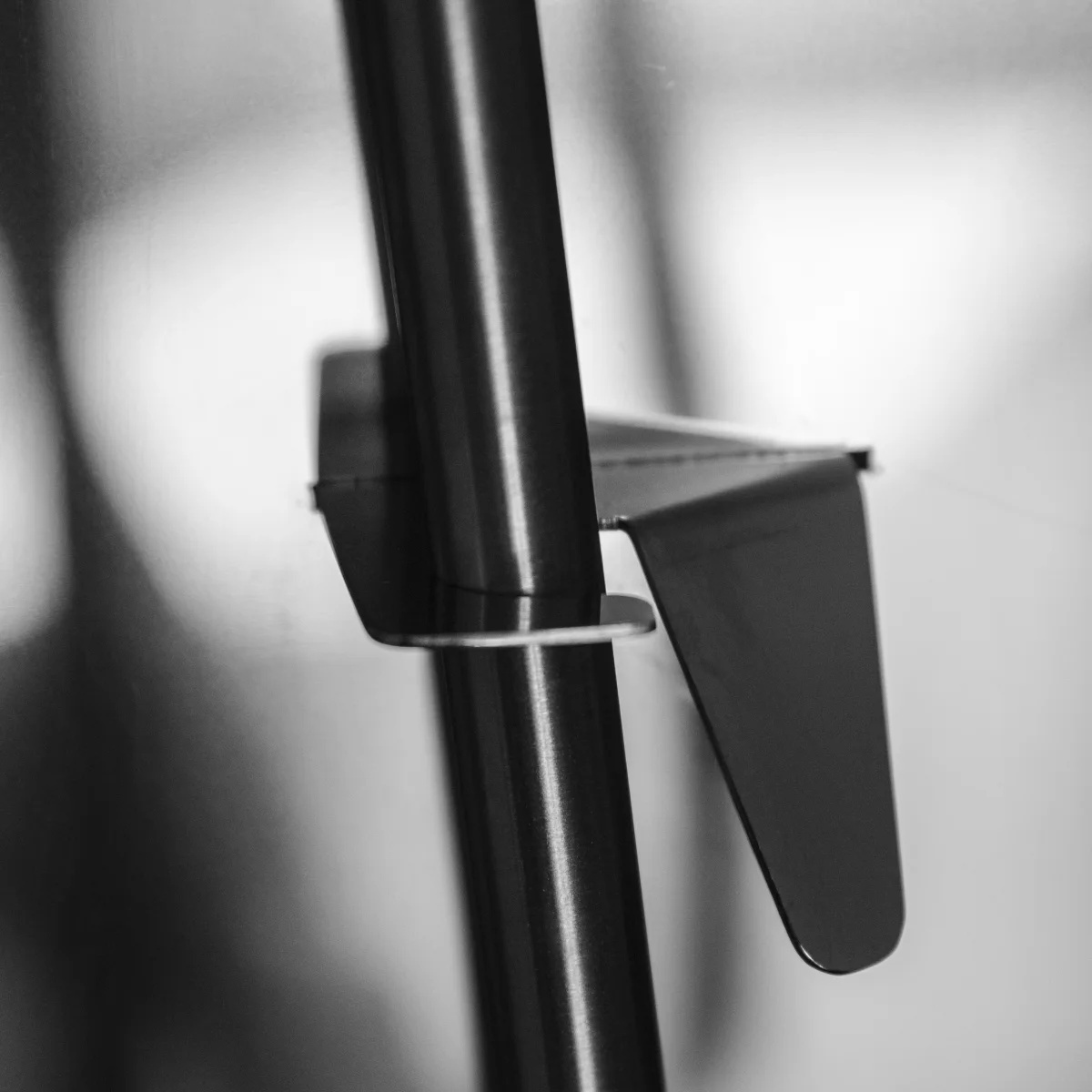 Recessed Toilet brush   Stainless SteelSteel varnished matt visone (mink)