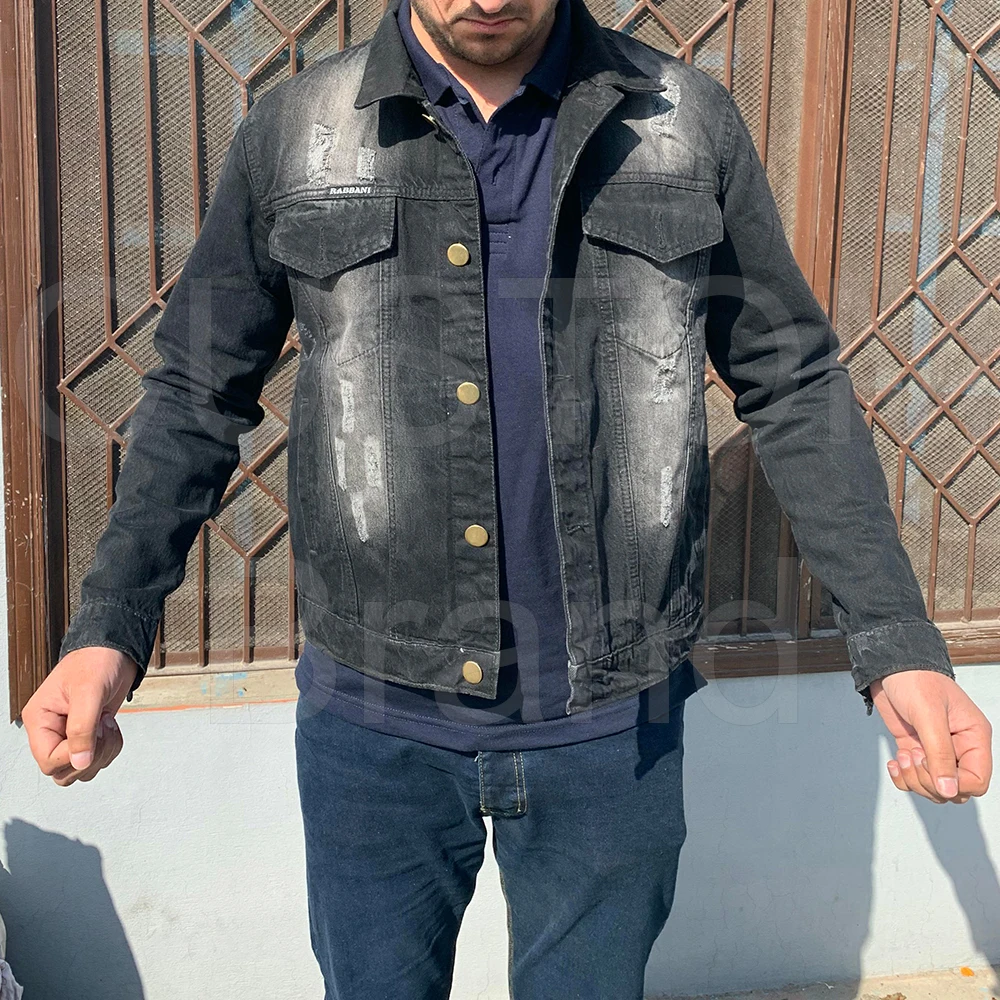 Классическая мужская одежда винтажная уличная джинсовая куртка для мотоциклистов новая модная рваная большого размера