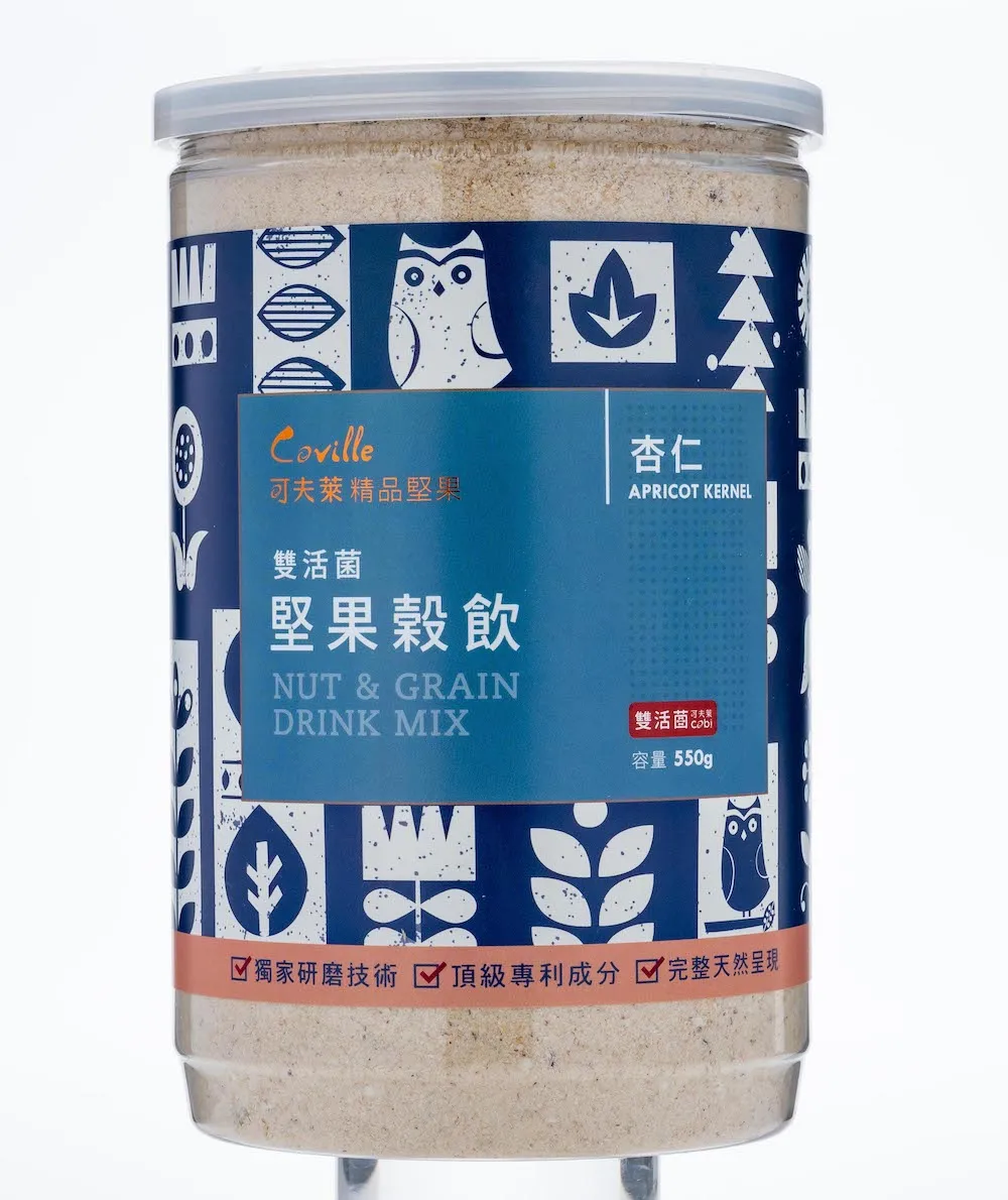 Мгновенная каша Coville с орехами и зернами-Оригинал/Клюква/черный кунжут/абрикосовое ядро/красные даты/24 шт. на выбор-Сделано в Тайване