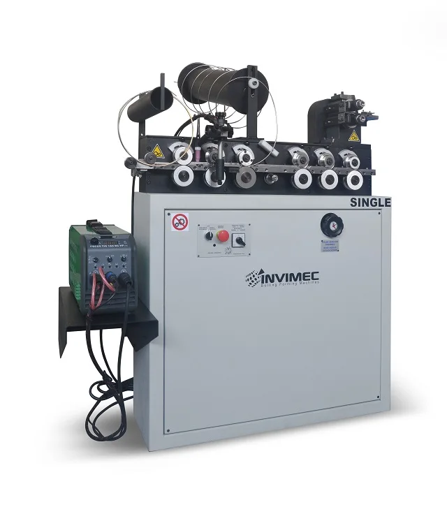 MADE IN ITALY SINGLE TUBE FORMING MACHINE FOR WELDING TUBE FOR  PRECIOUS METALS