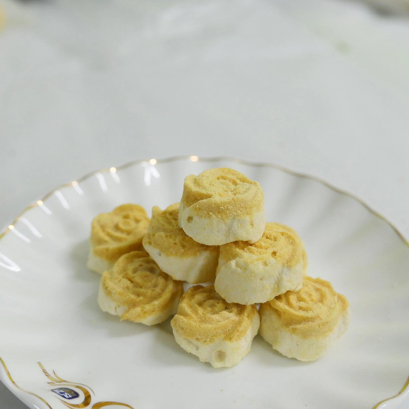 Great Quality Fruit Freeze dried Durian with sticky rice in coconut milk & Freeze dried Mango with sticky rice (30g.)