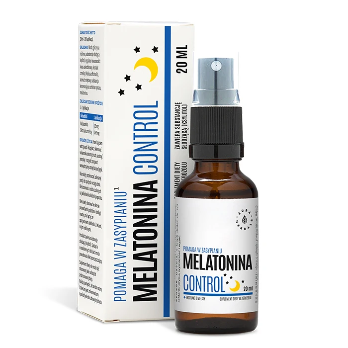 
Melatonin Control aerosol (20 ml) sleep aid - fast acting - vegan - with lemon balm - mint flavouring - OEM - Private label 