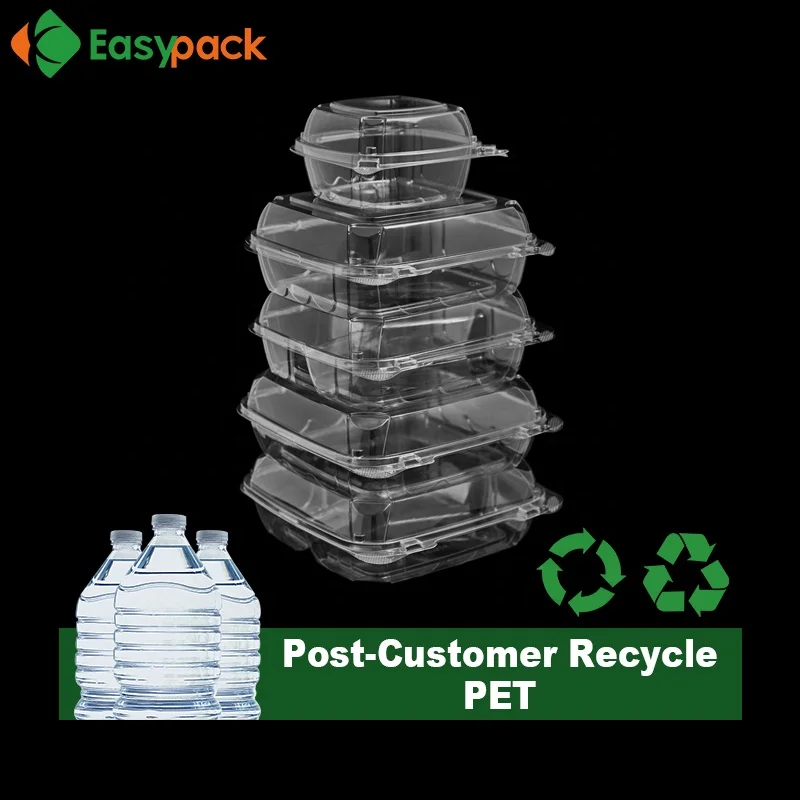 
high quality disposable divided plastic pet clear salad bowl 