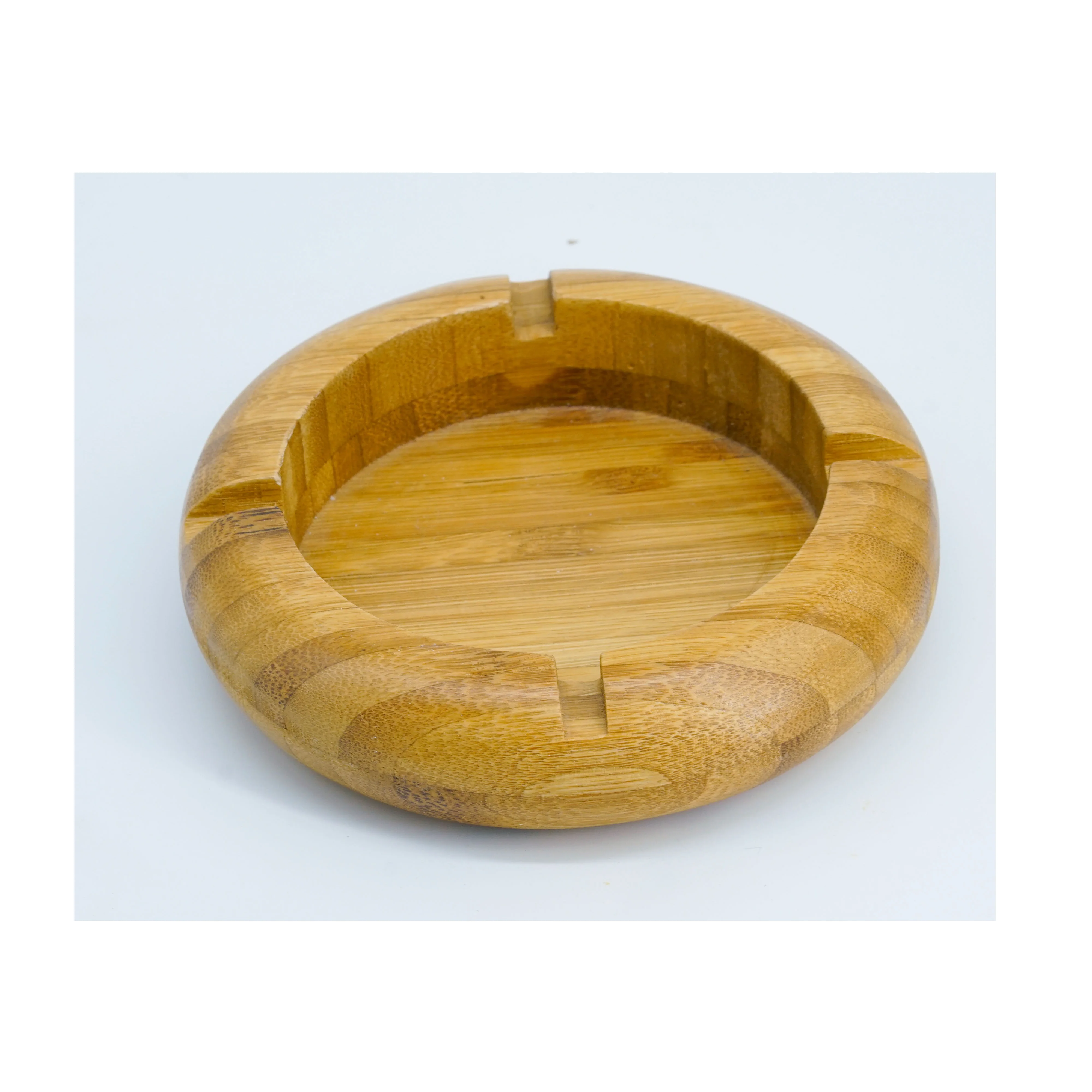 
Various Shape 100% Natural Wooden Modern Custom Design Accept Handmade Bamboo Ashtray Made In Vietnam 