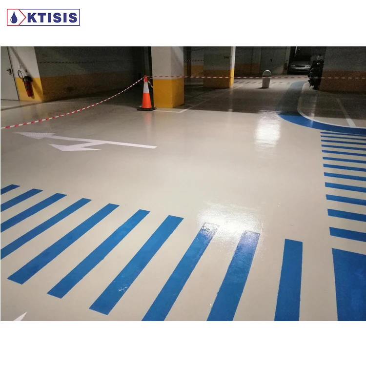 Полиуретановое напольное покрытие PU для парковки автомобилей