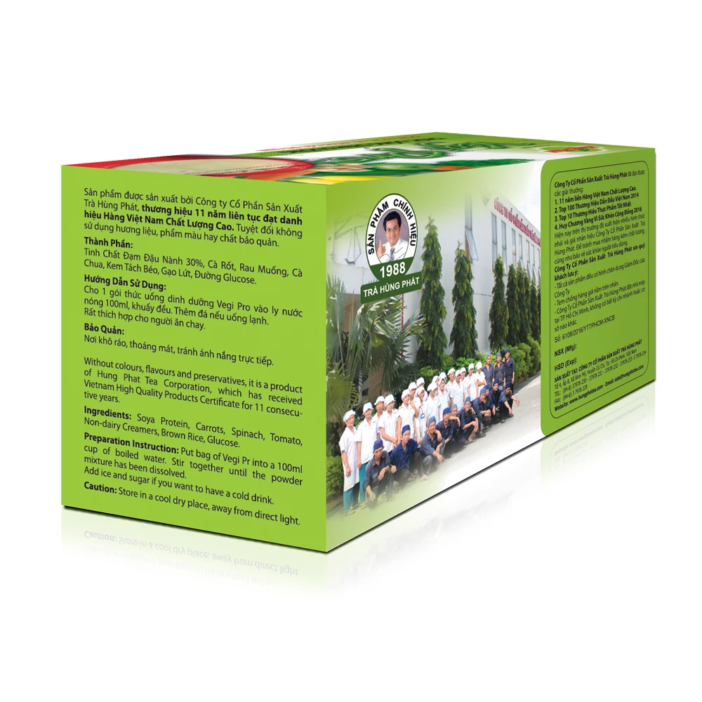 
100% Natural High Quality Vegi Pro from Vietnam Tasteless Coarse Cereal Products with 24 Months Shelf Life ISO Certified 