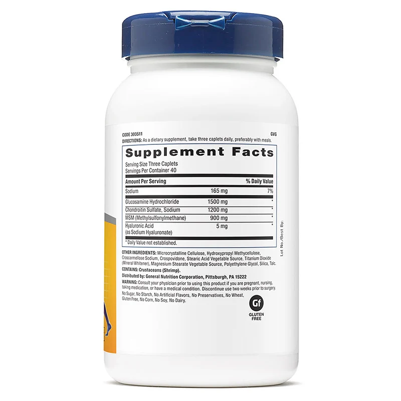  Международный дистрибьютор GNC TriFlex 120 таблеток добавка для поддержки суставов колена глюкозамин хондроитин гибкость мобильности