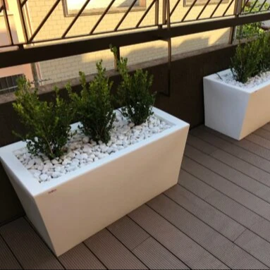 Top quality Italian Plastic Vase for Garden