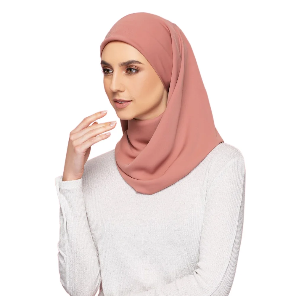 New Solid Color Cotton Women Muslim Hijab Handmade 2022 Hot Sale Fashion Summer Muslim Cheap Wholesale New Arrival Classical