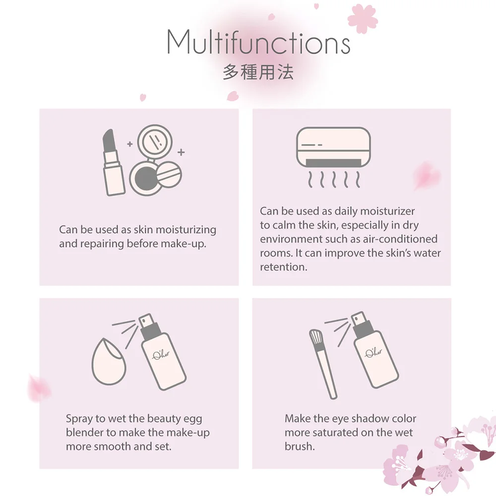 Matte Finishing Face Makeup Foundation Fixer Moisturizing Long Lasting Facial Base Make Up Setting Spray