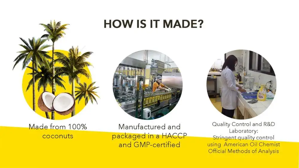 
MEDELLA Award Winning High Quality Refined Coconut Cooking Oil Consumer Pack Or Bulk 