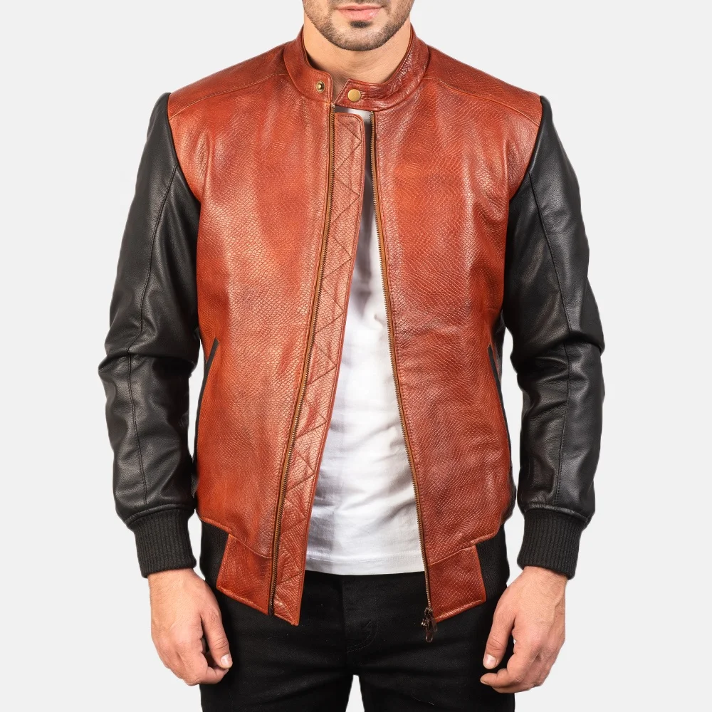 Latest Quilt Motorbike Sports And Casual Wear Leather Jacket For Sale Bomber Men Leather Fashion Jacket