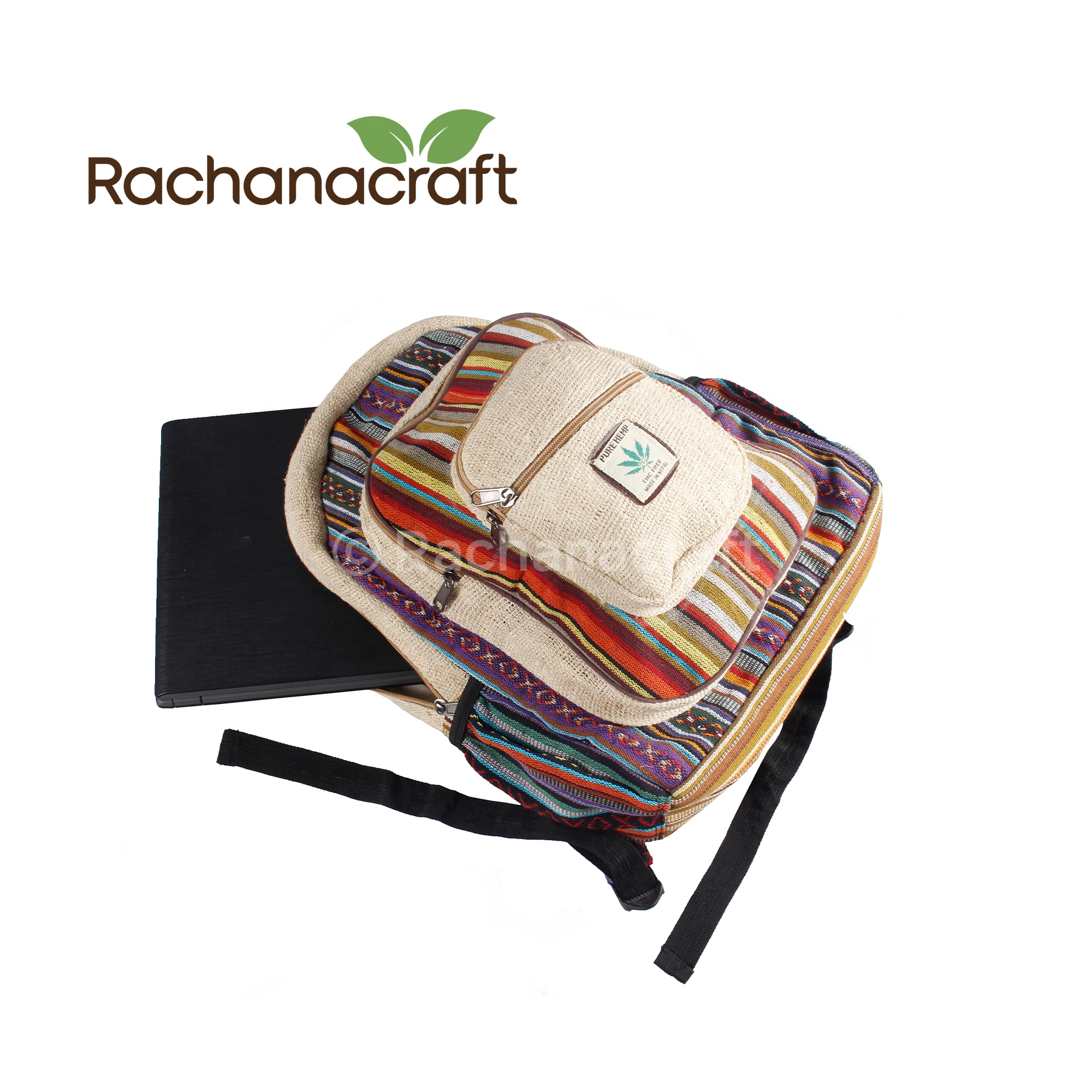 Ecofriendly Regular Size Rachana Backpack, Travel, Hipster Pack Fair Trade from Nepal Made Wholesale Supplies