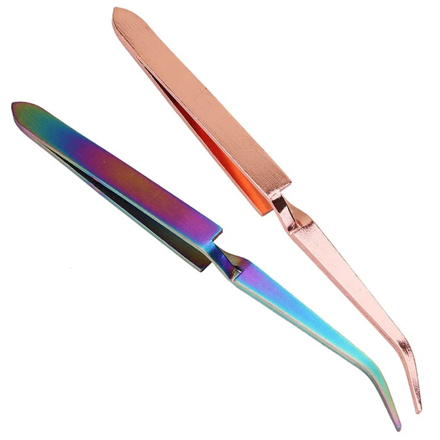 Профессиональный пинцет для бровей из нержавеющей стали