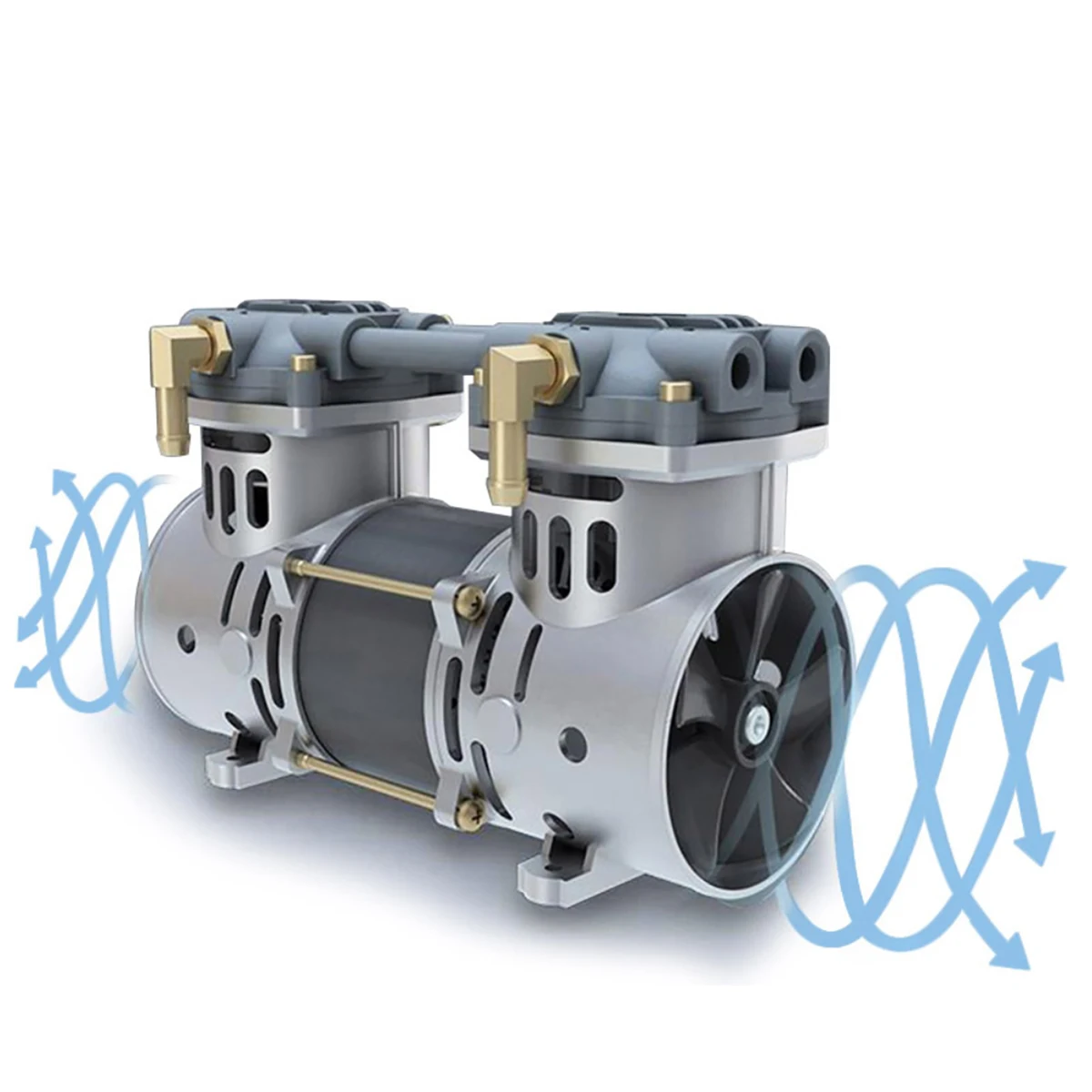 KSOP5-16 низкий уровень шума винт безмасляный пистон воздушный компрессор для 5L концентратор кислорода