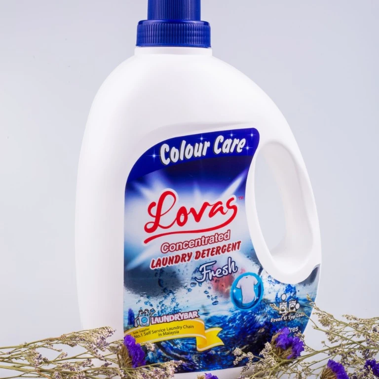 Blue Liquid Laundry Detergent Low Foam Apparent Deep Stain Removal with Perfume Feature for Apparel & Cleaner Use