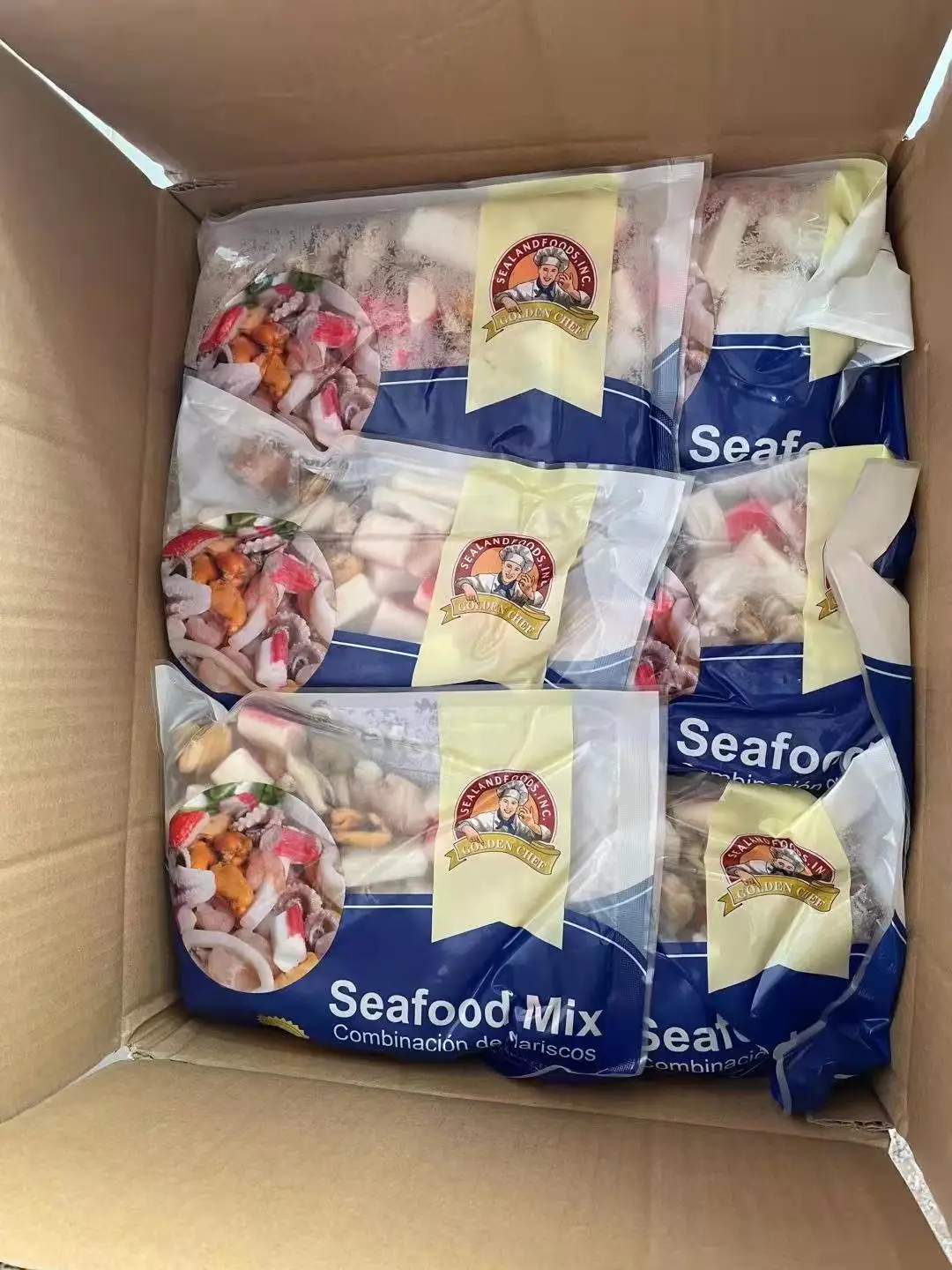 Various Good Quality Seafood Products Delicious Food Frozen Seafood Mix