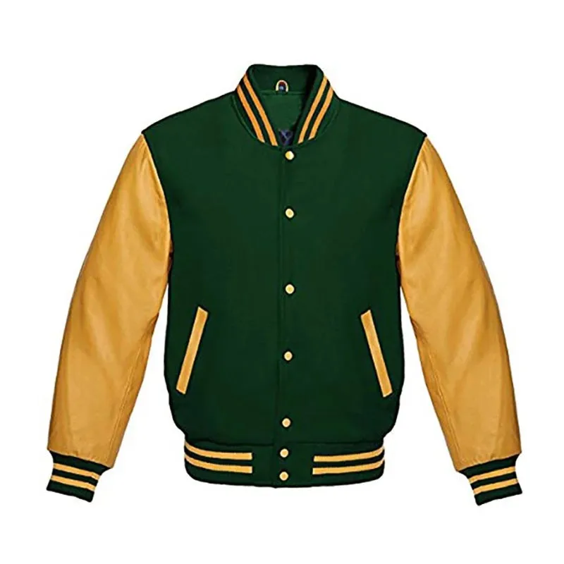 Куртки varsity индивидуальный дизайн высокое качество оптовая продажа шерстяные кожаные рукава