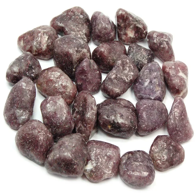 Natural Gemstone Crystal Lepidolite Tumble Stone For Wholesale Lepidolite Tumbled Stones Buy From N H Agate