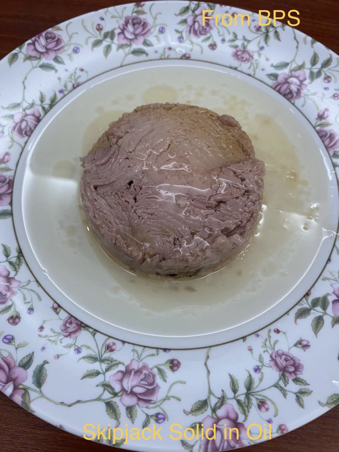 Премиум-Тайский консервированный тунца с белым мясом твердый в подсолнечном масле 185/130