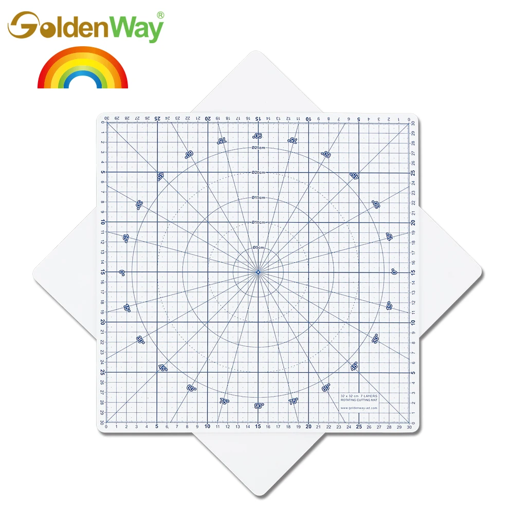Square Rotatable Sewing Table Cutting Mat Self Healing